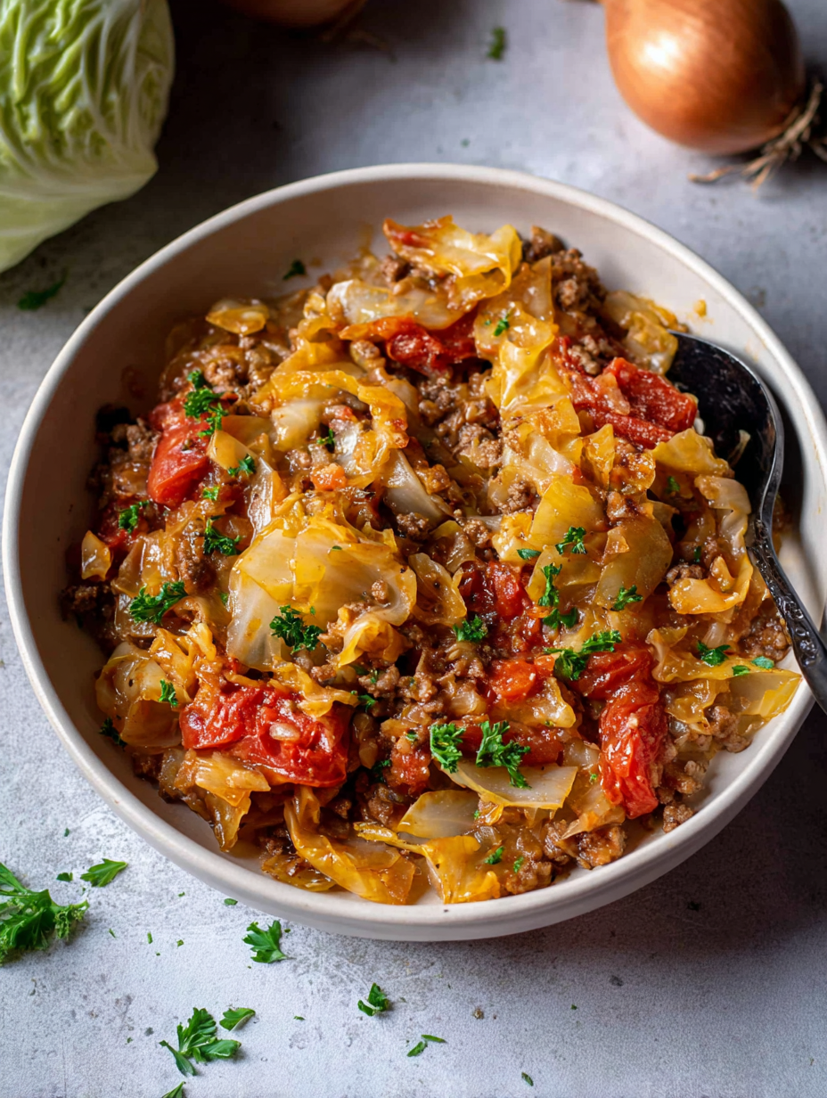 Cabbage Roll Casserole (Low Carb )
