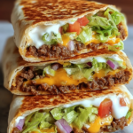 Easy Crunchwrap Supreme (Crispy & Cheesy)