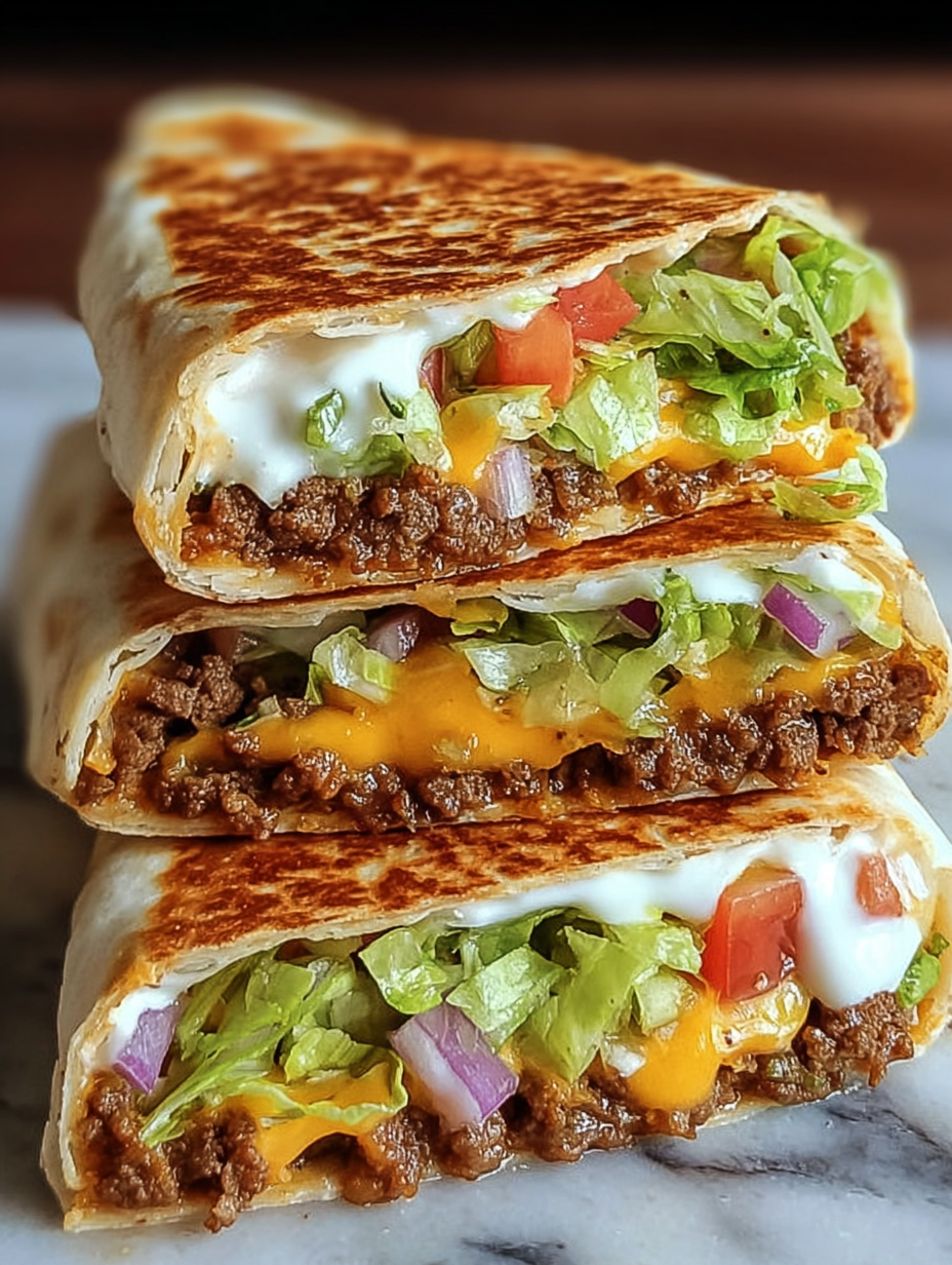 Easy Crunchwrap Supreme (Crispy & Cheesy)