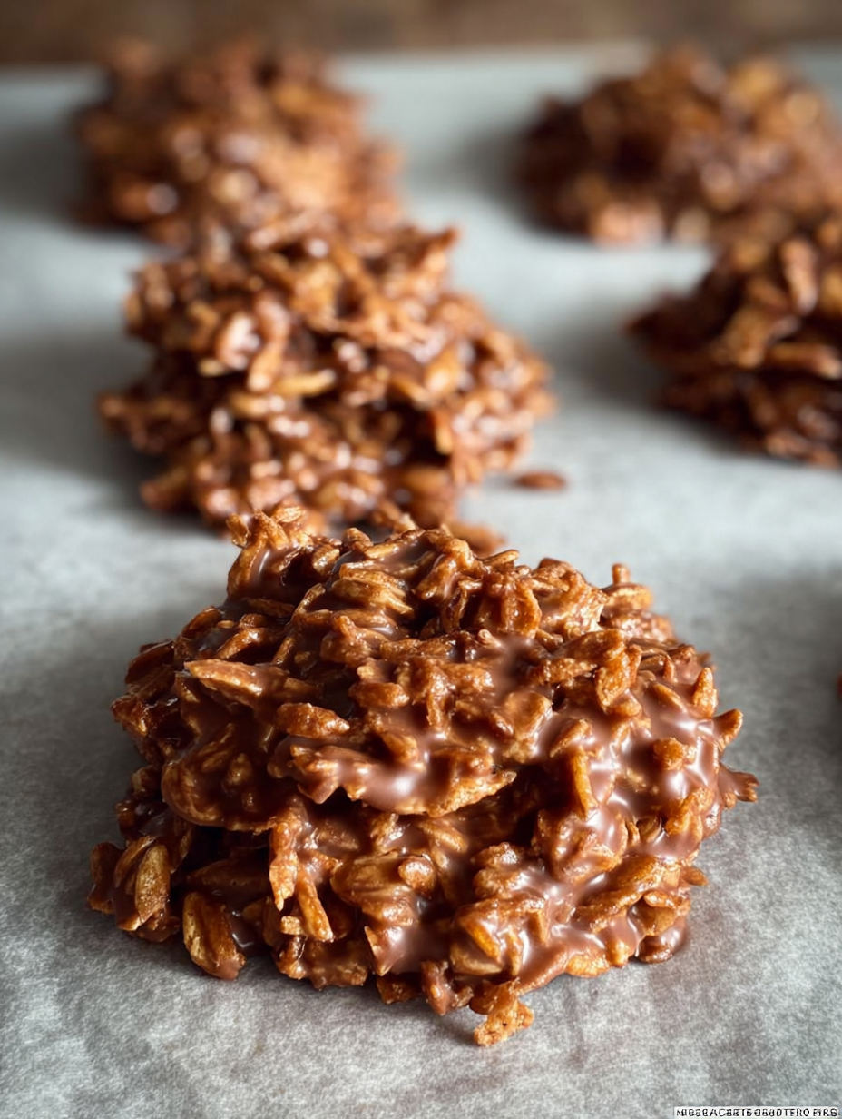 No-Bake Crunchy Cookies