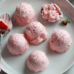 Strawberry Cheesecake Fat Bombs (4 Ingredients)