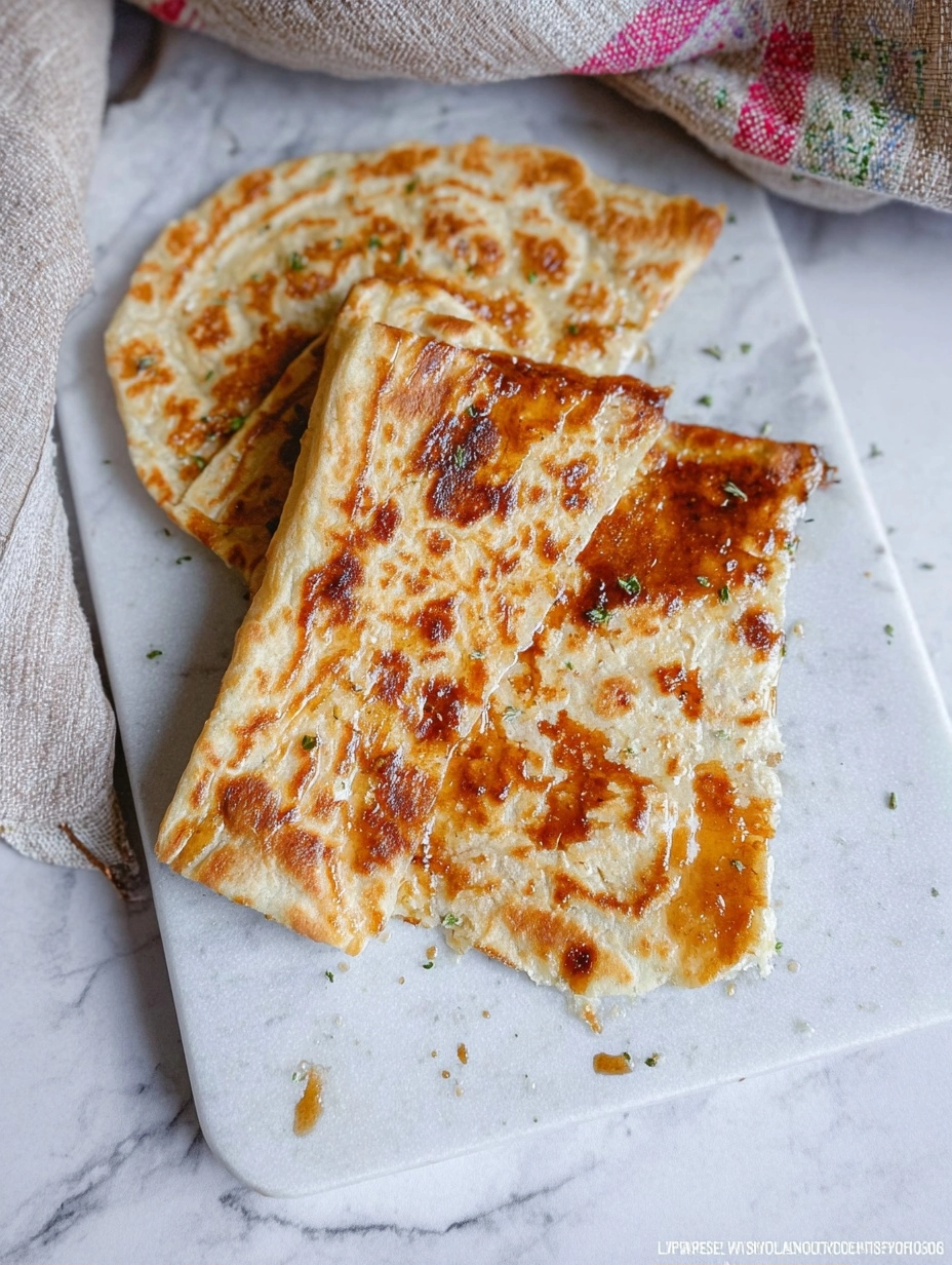 2 Ingredient High Protein Cottage Cheese Flatbread Recipe