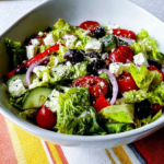 American Greek Salad with Lettuce