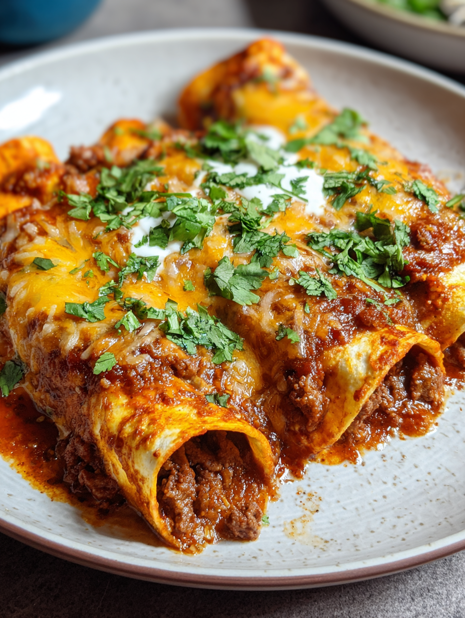 Beef Enchiladas