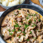 Beef Stroganoff (Low Carb)