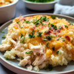 Chicken Cauliflower Rice Casserole