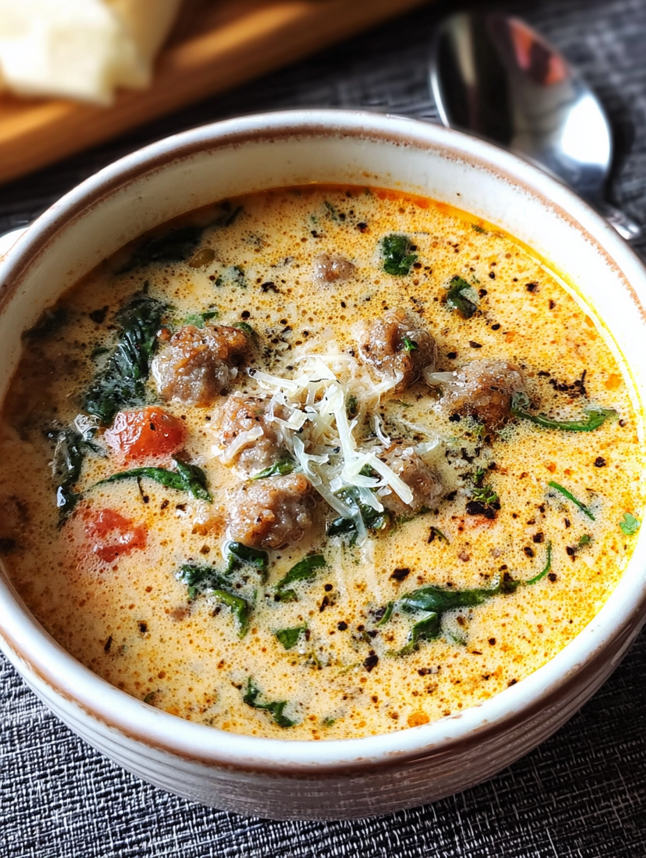 Creamy Italian Sausage Soup
