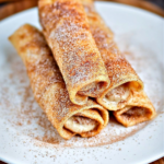 Crispy Cinnamon Cream Cheese Roll Ups