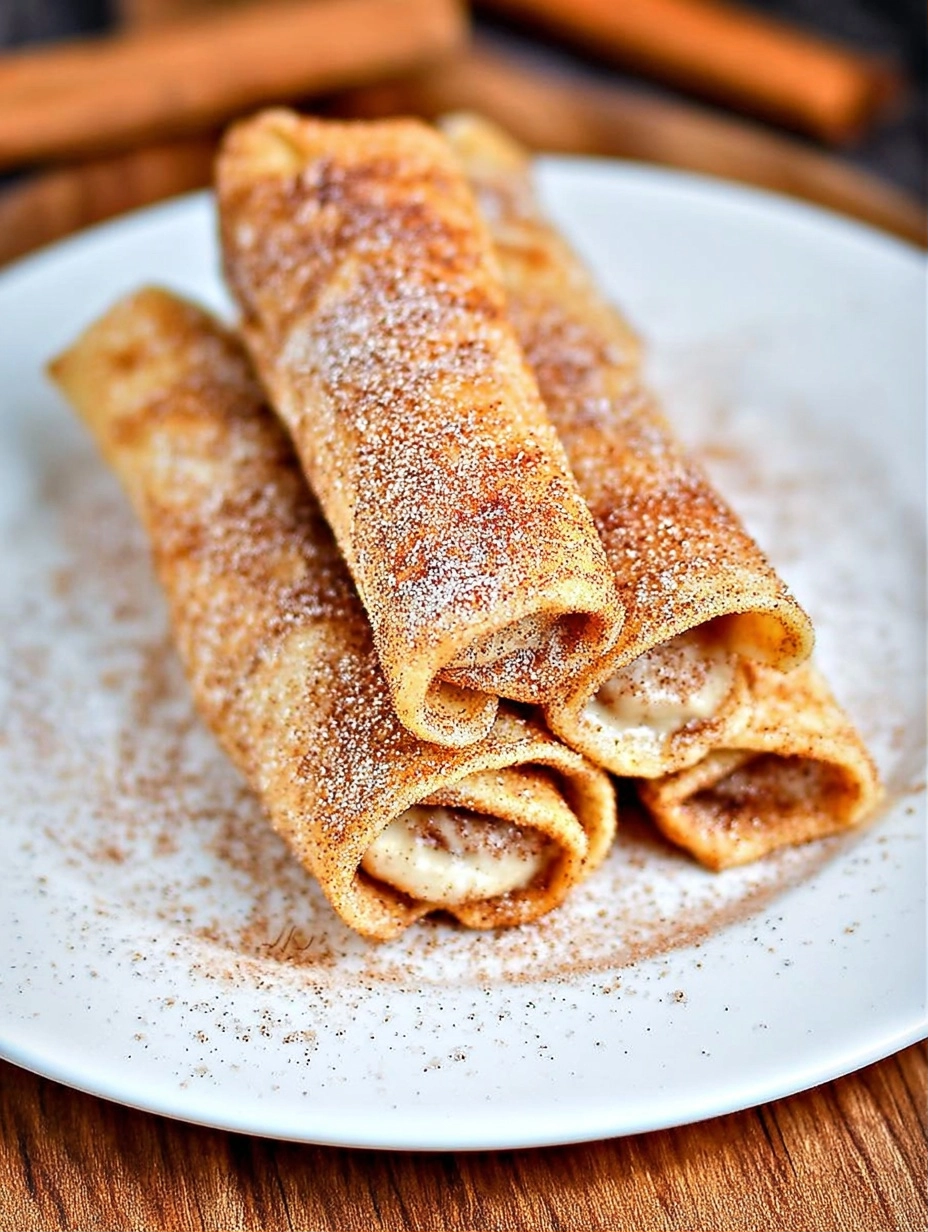 Crispy Cinnamon Cream Cheese Roll Ups