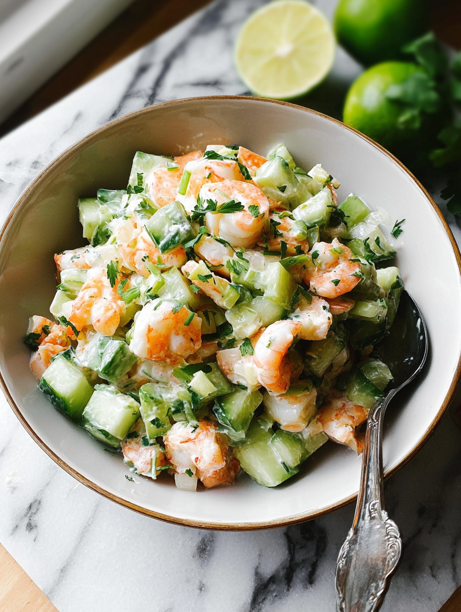 Cucumber Shrimp Salad