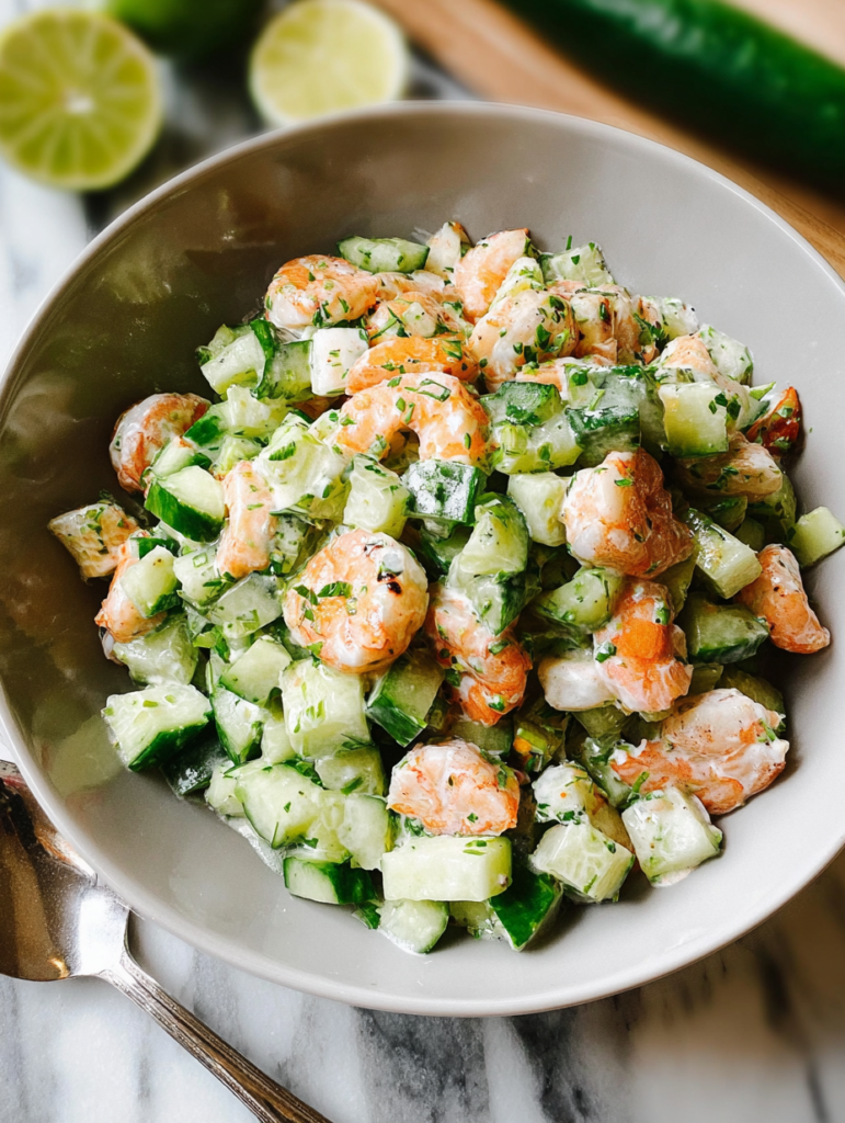 Cucumber Shrimp Salad
