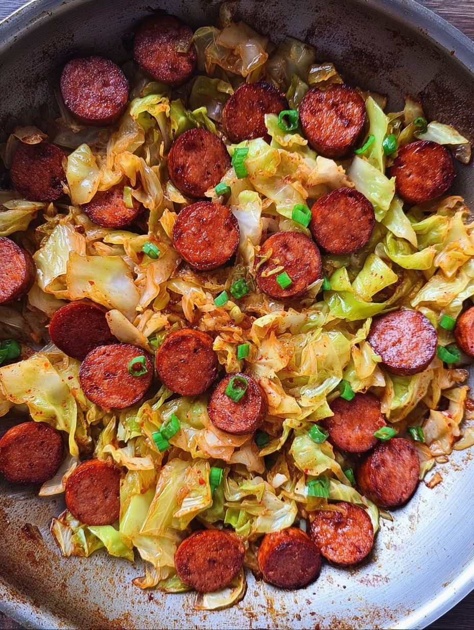 Easy Sausage & Cabbage Dinner Skillet (Low Carb)