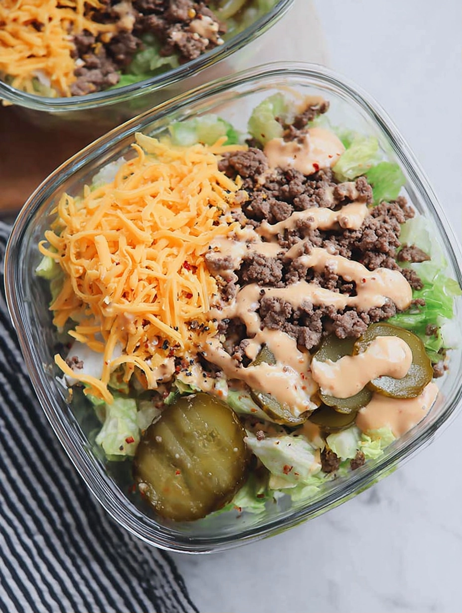 Low Carb Big Mac Salad
