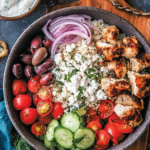 Low-Carb Greek Chicken Bowls (Gluten-Free)