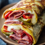 Low-Carb Italian Sub Wrap (Tortilla Melt Style)