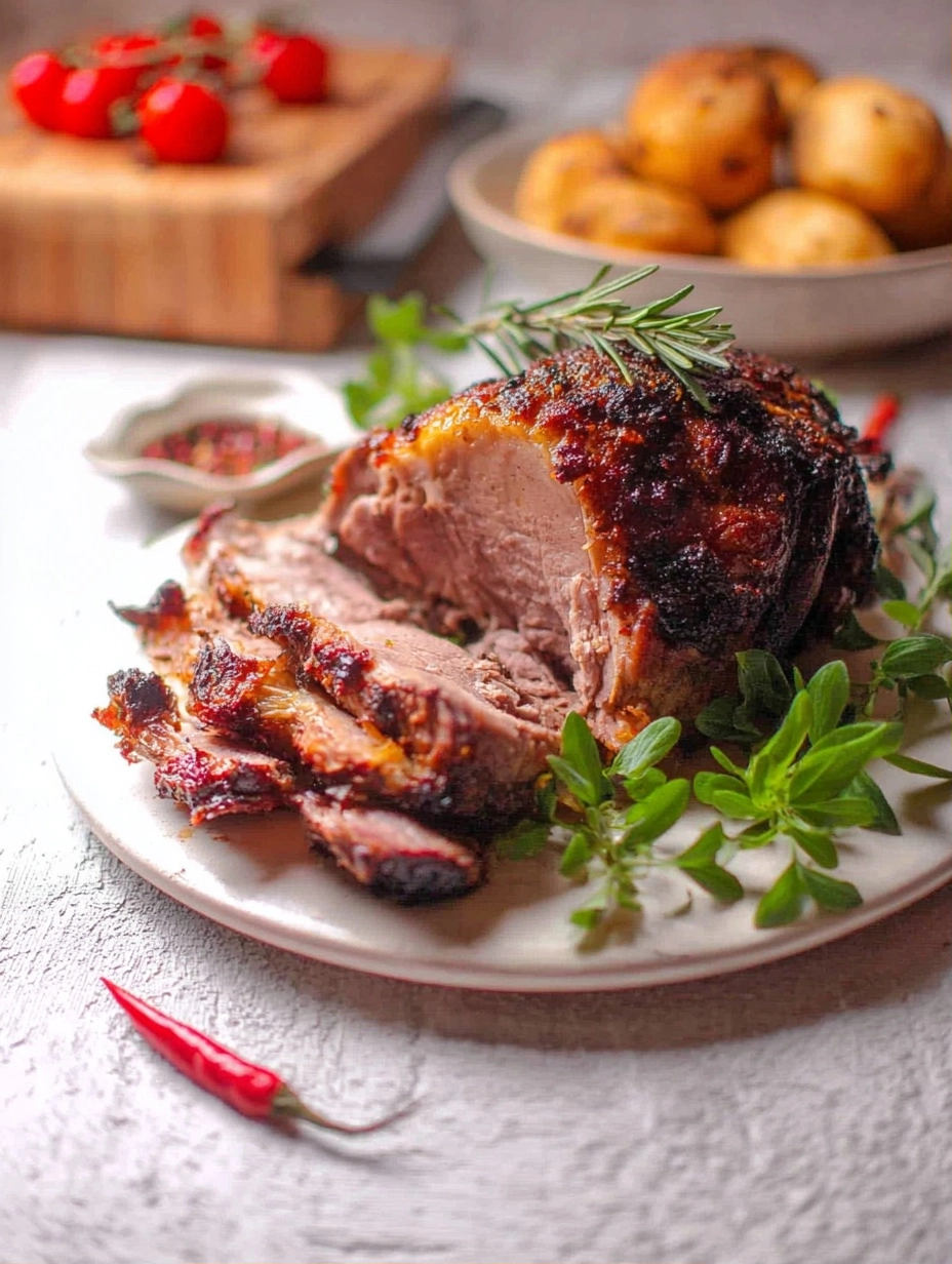 Roasted Boneless Leg Of Lamb